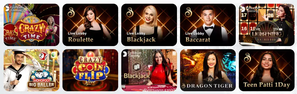 Giochi da casino dal vivo SUPERBAHIS CASINO
