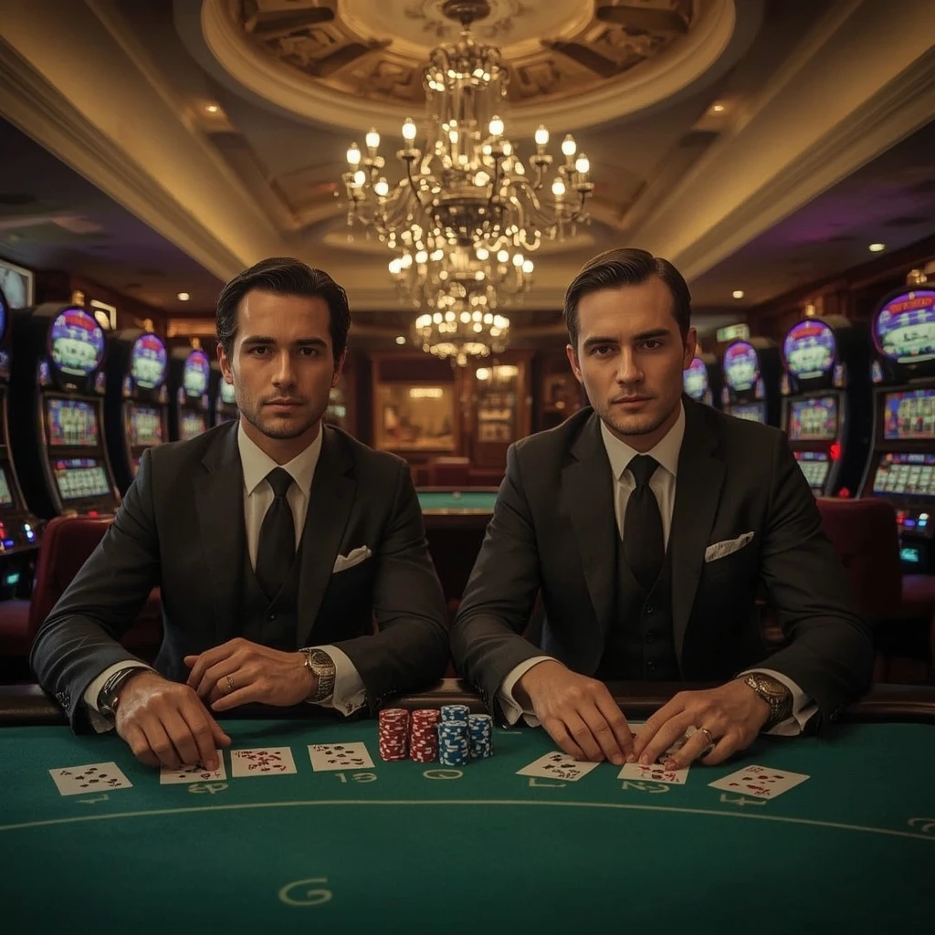 Due giocatori di poker al SuperBahis Casino